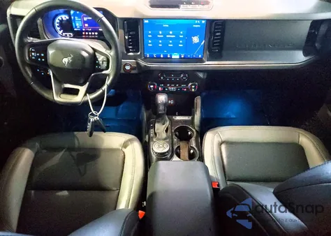 2024 Ford Bronco Big Bend z USA, uszkodzony, nr VIN 1FMDE7BH1RLB21626